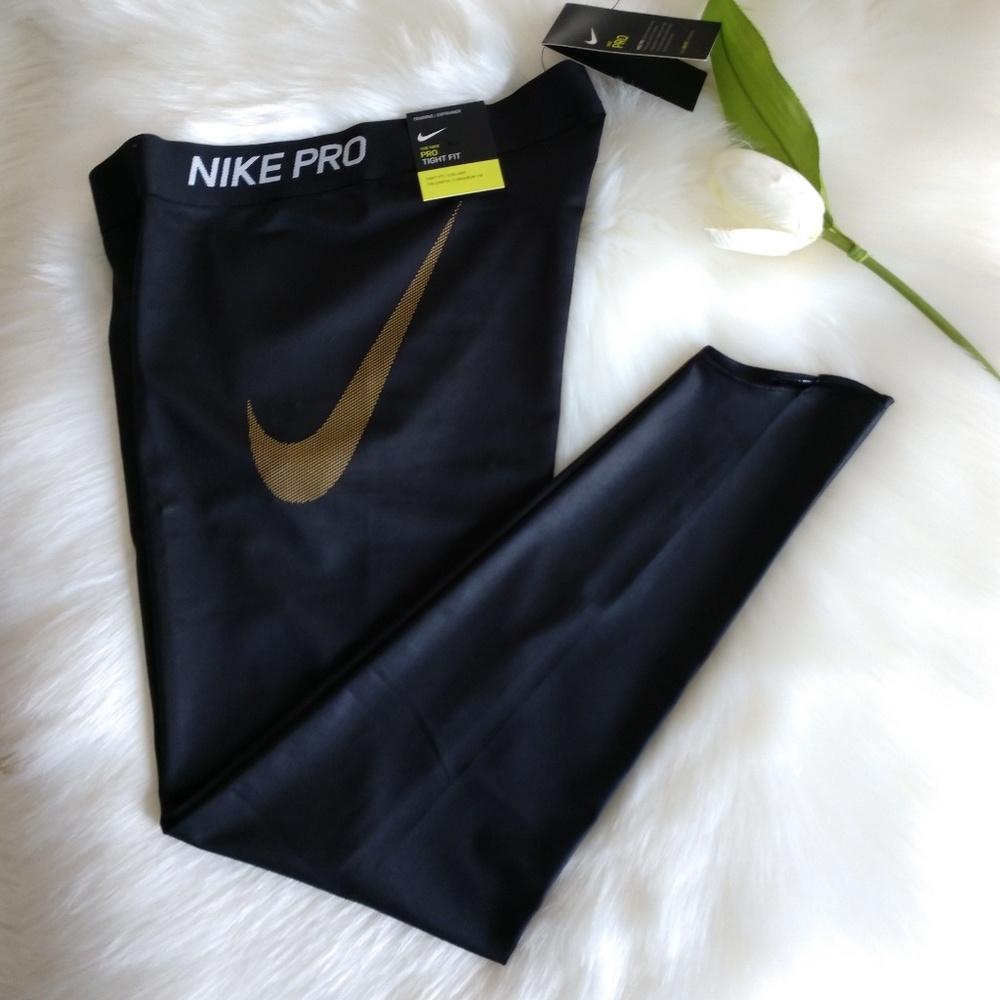 Size M🌺NIKE PRO DRI-FIT WOMEN'S LEGGINGS - Picture 1 of 5